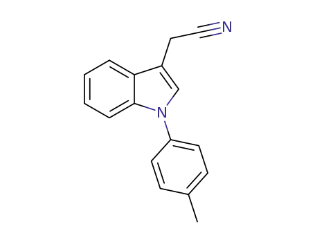2-(1-(p-tolyl)-1H-indol-3-yl)acetonitrile