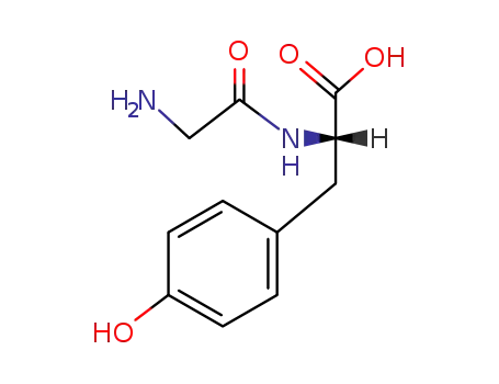 Molecular Structure of 658-79-7 (N-Glycyl-L-tyrosine)
