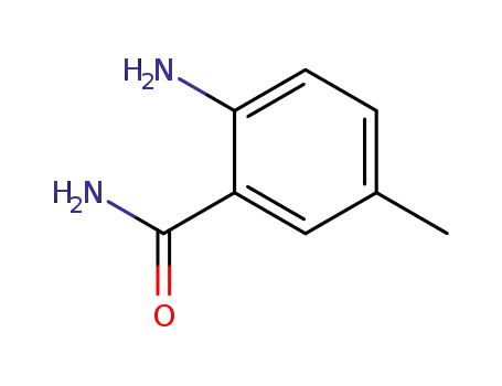 Molecular Structure of 40545-33-3 (2-AMINO-5-METHYLBENZAMIDE)