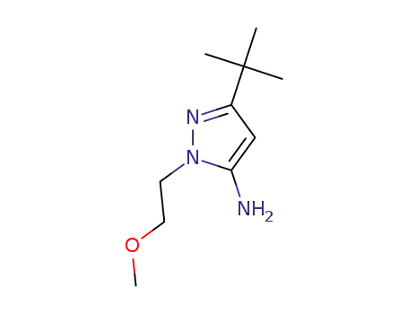 5-tert-butyl-2-(2-methoxyethyl)-2H-pyrazol-3-ylamine