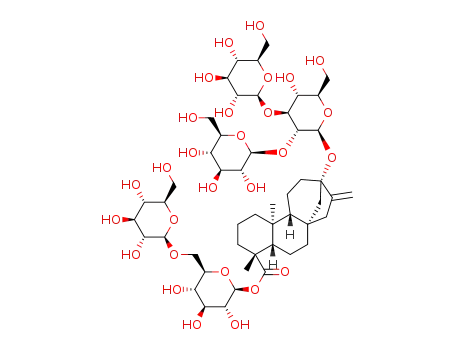 13-[(2-O-β-D-glucopyranosyI-3-O-β-D-glucopyranosyl-β-D-glucopyranosyl)oxy]-ent-kaur-16-en-19-oic acid [(6-O-β-D-glucopyranosyl-β-D-glucopyranosyl) ester]