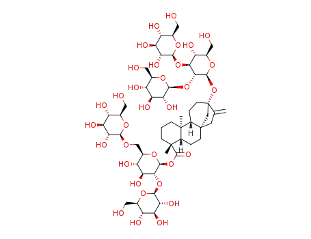 13-[(2-O-β-D-glucopyranosyl-3-O-β-D-glucopyranosyl-β-D-glucopyranosyl)oxy]-ent-kaur-16-en-19-oic acid [(2-O-β-D-glucopyranosyl-6-O-β-D-glucopyranosyl-β-D-glucopyranosyl) ester]