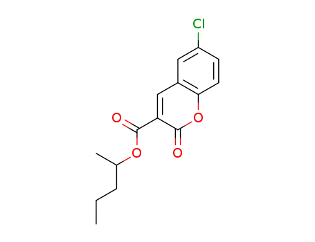 pentan-2-yl 6-chloro-2-oxo-2H-chromene-3-carboxylate