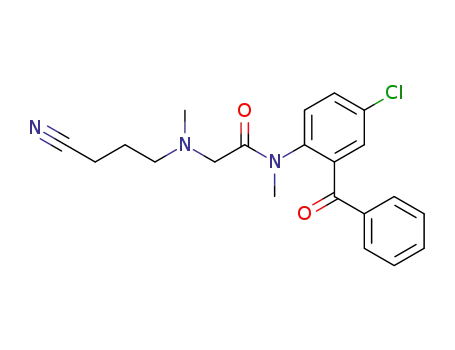 N-(2-Benzoyl-4-chloro-phenyl)-2-[(3-cyano-propyl)-methyl-amino]-N-methyl-acetamide