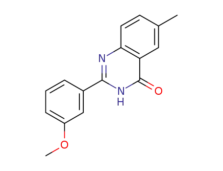 2-(3-methoxyphenyl)-6-methylquinazolin-4(3H)-one