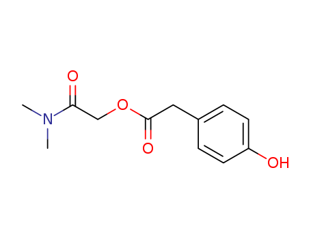 C12H15NO4 4-Hydroxy Benzeneacetic Acid 2-(DiMethylaMino)-2-oxoethyl Ester    59721-16-3