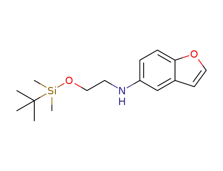 N-{2-[(tert-butyldimethylsilyl)oxy]ethyl}-1-benzofuran-5-amine