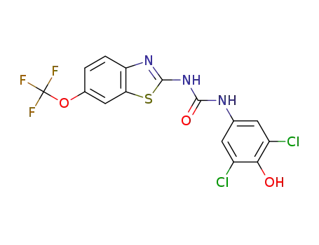 1-(3,5-dichloro-4-hydroxyphenyl)-3-(6-(trifluoromethoxy)benzo[d]thiazol-2-yl)urea