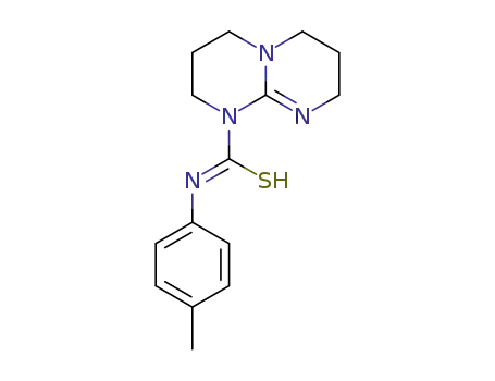 (Z)-N-p-tolyl-2,3,4,6,7,8-hexahydro-1H-pyrimido-[1,2-a]pyrimidin-9-ium-1-carbimidothioate