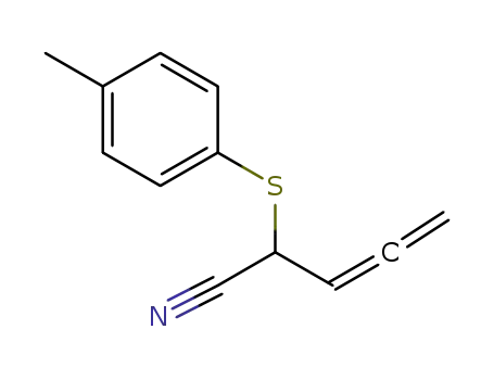 2-((4-methylphenyl)thio)-4λ5-penta-3,4-dienenitrile