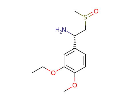 (1S)-1-(3-ethoxy-4-methoxyphenyl)-2-(methylsulfinyl)ethylamine