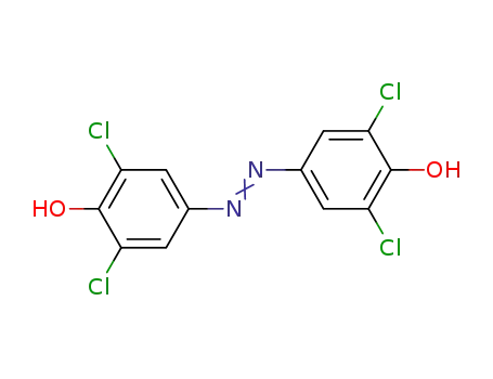 Molecular Structure of 92050-15-2 (Phenol, 4,4'-azobis[2,6-dichloro-)