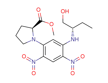 methyl (5-(((S)-1-hydroxybutan-2-yl)amino)-2,4-dinitrophenyl)-(S)-prolinate