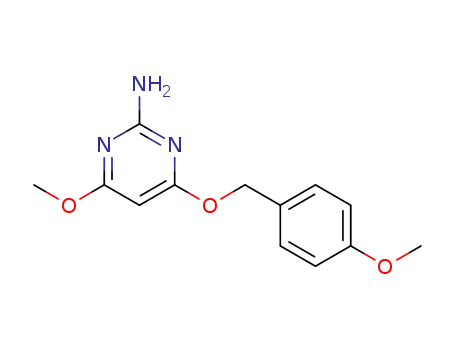 4-methoxy-6-((4-methoxybenzyl)oxy)pyrimidin-2-amine