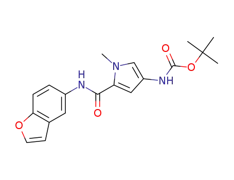 tert-butyl (5-(benzofuran-5-ylcarbamoyl)-1methyl-1H-pyrrol-3-yl)carbamate