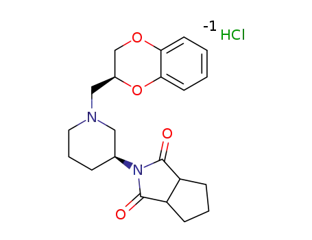 2-((S)-1-(((S)-2,3-dihydrobenzo[b][1,4]dioxin-2-yl)methyl)piperidin-3-yl)tetrahydrocyclopenta[c]pyrrole-1,3(2H,3aH)-dione hydrochloride