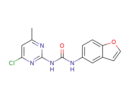 1-(benzofuran-5-yl)-3-(4-chloro-6-methylpyrimidin-2-yl)urea
