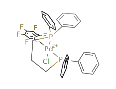 [Pd(1,2-bis(diphenylphosphano)propane)Cl(C6F5)]