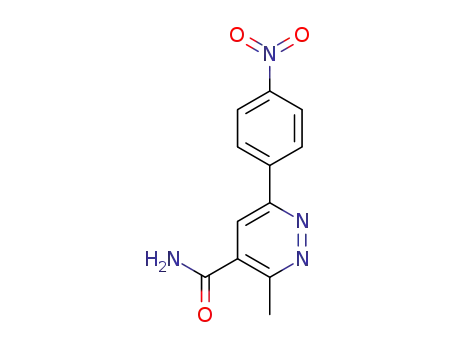 3-methyl-6-(4-nitrophenyl)pyridazine-4-carboxamide