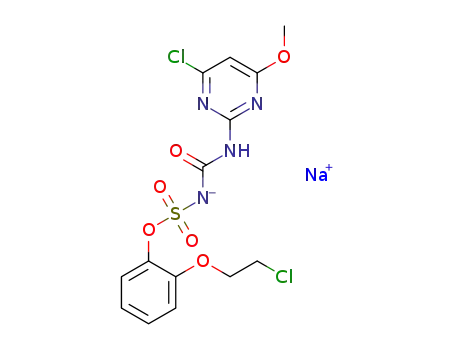 sodium ((4-chloro-6-methoxypyrimidin-2-yl)carbamoyl)((2-(2-chloroethoxy) phenoxy)sulfonyl)amide