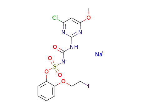 sodium ((4-chloro-6-methoxypyrimidin-2-yl)carbamoyl)((2-(2-iodoethoxy) phenoxy)sulfonyl)amide