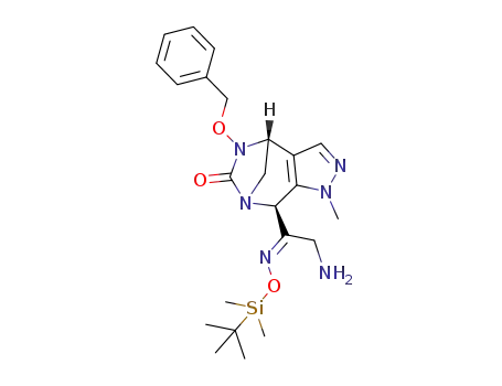 (4R,8S)-8-(E)-2-amino-1-(((tert-butyldimethylsilyl)oxy)imino)ethyl-5-(benzyloxy)-1-methyl-1,4,5,8-tetrahydro-6H-4,7-methanopyrazolo[3,4-e][1,3]diazepin-6-one