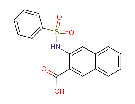 3-(phenylsulfonamido)-2-naphthoic acid