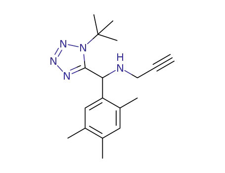 N-((1-(tert-butyl)-1H-tetrazol-5-yl)(2,4,5-trimethylphenyl)methyl)prop-2-yn-1-amine