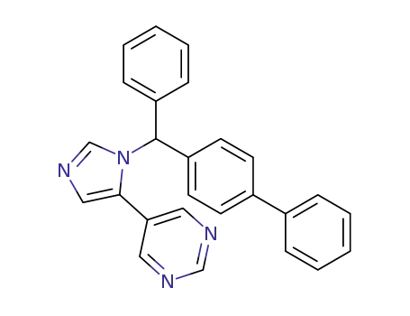 5-(1-([1,1′-biphenyl]-4-yl(phenyl)methyl)-1H-imidazol-5-yl)pyrimidine