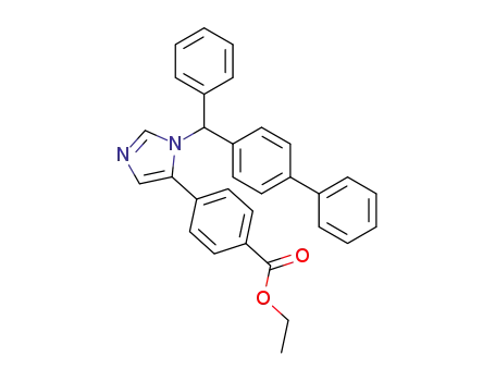 ethyl 4-(1-([1,1′-biphenyl]-4-yl(phenyl)methyl)-1H-imidazol-5-yl)benzoate