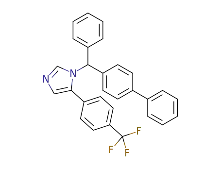 1-([1,1′-biphenyl]-4-yl(phenyl)methyl)-5-(4-(trifluoromethyl)phenyl)-1H-imidazole