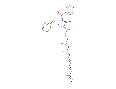 (5R)-1-Benzoyl-5-benzyl-3-[(4E,6S,8E,10E,12E)-4,6,12-trimethyl-1-oxotetradecatetra-4,8,10,12-enyl]pyrrolidin-2-one