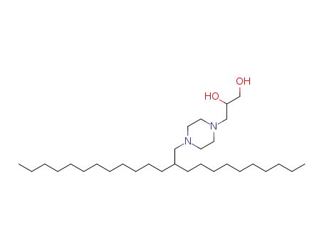 3-(4-(2-decyltetradecyl)-1-piperazinyl)-1,2-propanediol