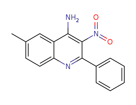 6-methyl-3-nitro-2-phenylquinolin-4-amine