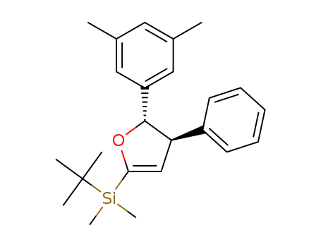 trans-tert-butyl(5-(3,5-dimethylphenyl)-4-phenyl-4,5-dihydrofuran-2-yl)dimethylsilane