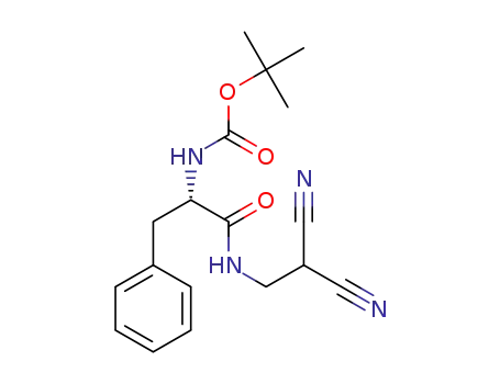 tert-butyl (S)-(1-((2,2-dicyanoethyl)amino)-1-oxo-3-phenylpropan-2-yl)carbamate