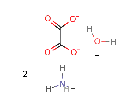 Molecular Structure of 6009-70-7 (Ammonium oxalate monohydrate)