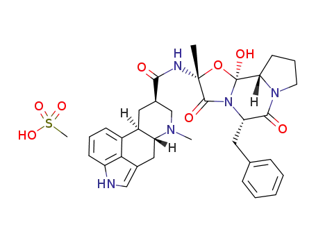 Molecular Structure of 6190-39-2 (DIHYDROERGOTAMINE MESYLATE)