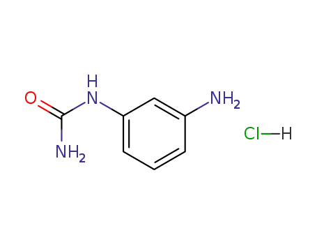 Molecular Structure of 59690-88-9 ((3-Aminophenyl)-urea monohydrochloride)