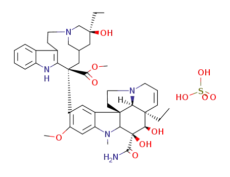 Molecular Structure of 59917-39-4 (Vindesine sulfate)