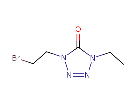 1-(2-Bromoethyl)-4-ethyl-1,4-dihydro-5H-tetrazol-5-one