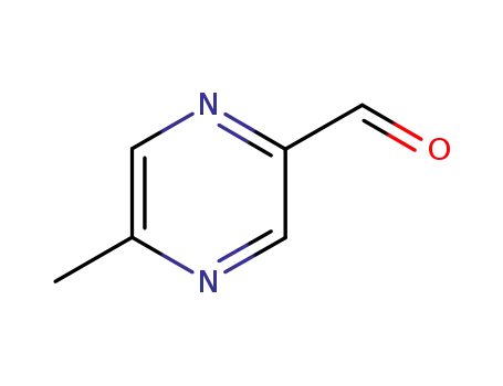 Molecular Structure of 50866-30-3 (5-methylpyrazine-2-carbaldehyde)