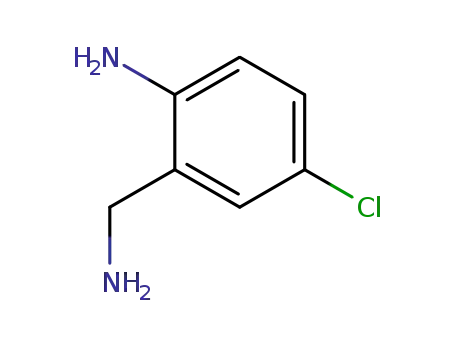 Molecular Structure of 108047-39-8 (2-(AMINOMETHYL)-4-CHLOROANILINE)