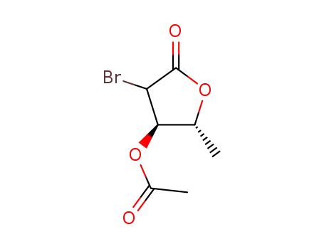 Acetic acid (2R,3R)-4-bromo-2-methyl-5-oxo-tetrahydro-furan-3-yl ester