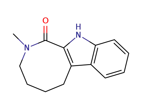 2-methyl-2,3,4,5,6,11-hexahydro-1H-azocino<3,4-b>indol-1-one