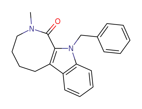 2-methyl-11-benzyl-2,3,4,5,6,11-hexahydro-1H-azocino<3,4-b>indol-1-one
