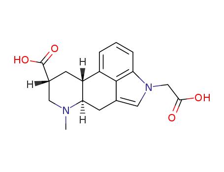 D-1-Carboxymethyl-8β-carboxy-6-methylergoline