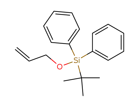 Molecular Structure of 136787-49-0 (Silane, (1,1-dimethylethyl)diphenyl(2-propenyloxy)-)