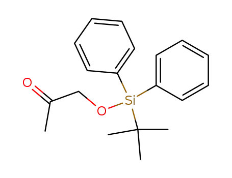 Molecular Structure of 118171-02-1 (2-Propanone, 1-[[(1,1-dimethylethyl)diphenylsilyl]oxy]-)