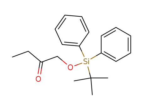 Molecular Structure of 137618-97-4 (2-Butanone, 1-[[(1,1-dimethylethyl)diphenylsilyl]oxy]-)